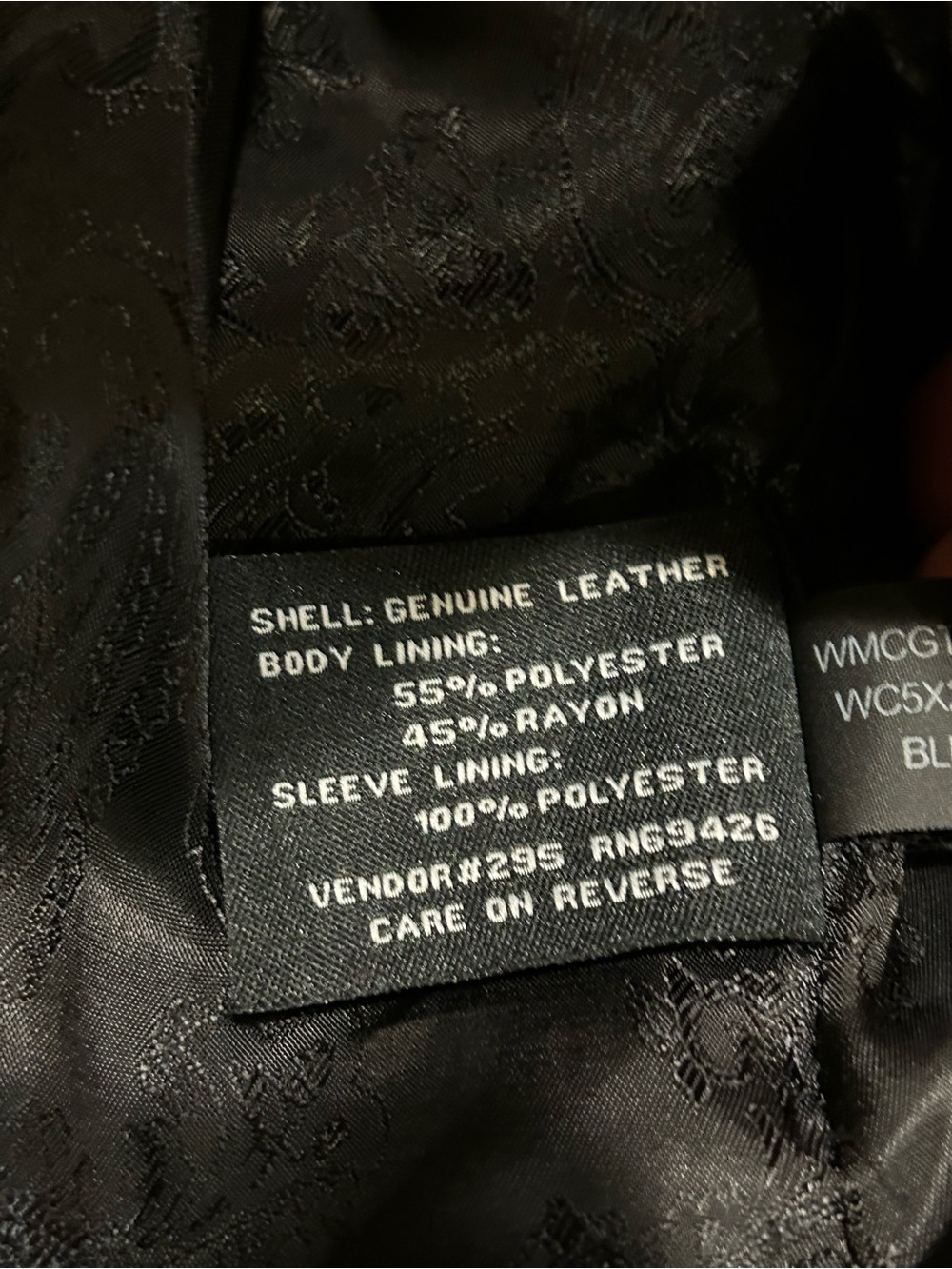 Wilson’s Leather Men’s 2 Button Leather Blazer Jacket, Black, Size 2X, Like New! - Picture 14 of 16